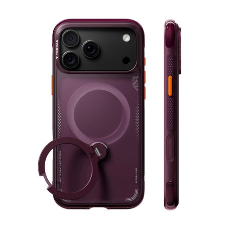 iPhone 18 Pro Max / 17 Pro Max TORRAS Ostand Q3 Air Bagside Cover - MagSafe Kompatibel - Lilla