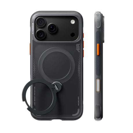 iPhone 18 Pro Max / 17 Pro Max TORRAS Ostand Q3 Air Bagside Cover - MagSafe Kompatibel - Sort