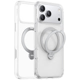 iPhone 18 Pro / 17 Pro TORRAS Ostand Q3 Spin Bagside Cover - MagSafe Kompatibel - Gennemsigtig