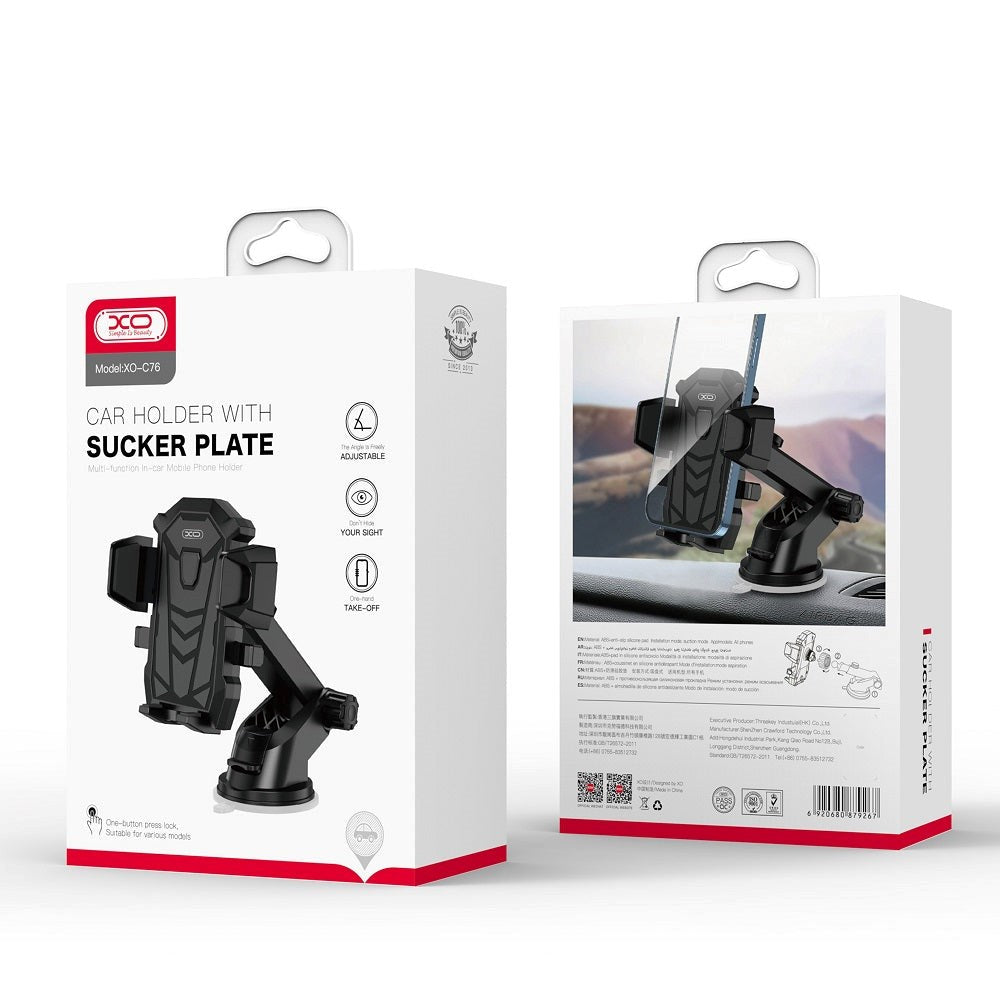 XO Dashboard Mount - Mobilholder Til Bilen - Sort